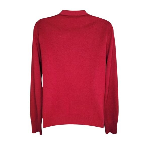 J.Crew 100% Fine Merino Button Up Cardigan Sweater Size Large - Picture 2 of 7